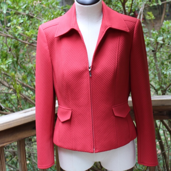 Talbots Jackets & Blazers - Talbots Zipper Jacket w/ Zippered Cuffs - 8 Petite